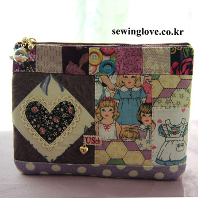 하트소녀파우치 ~(완제품)